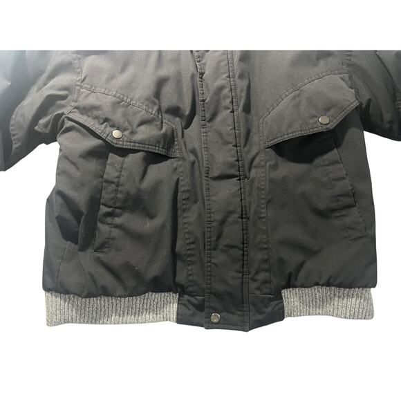 VTG Black Canyon Colorado Canvas Bomber Jacket Adult Quilted Insulated Unknwn SZ - Picture 5 of 13